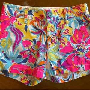 Lilly Pulitzer Colorful Floral Women's Shorts